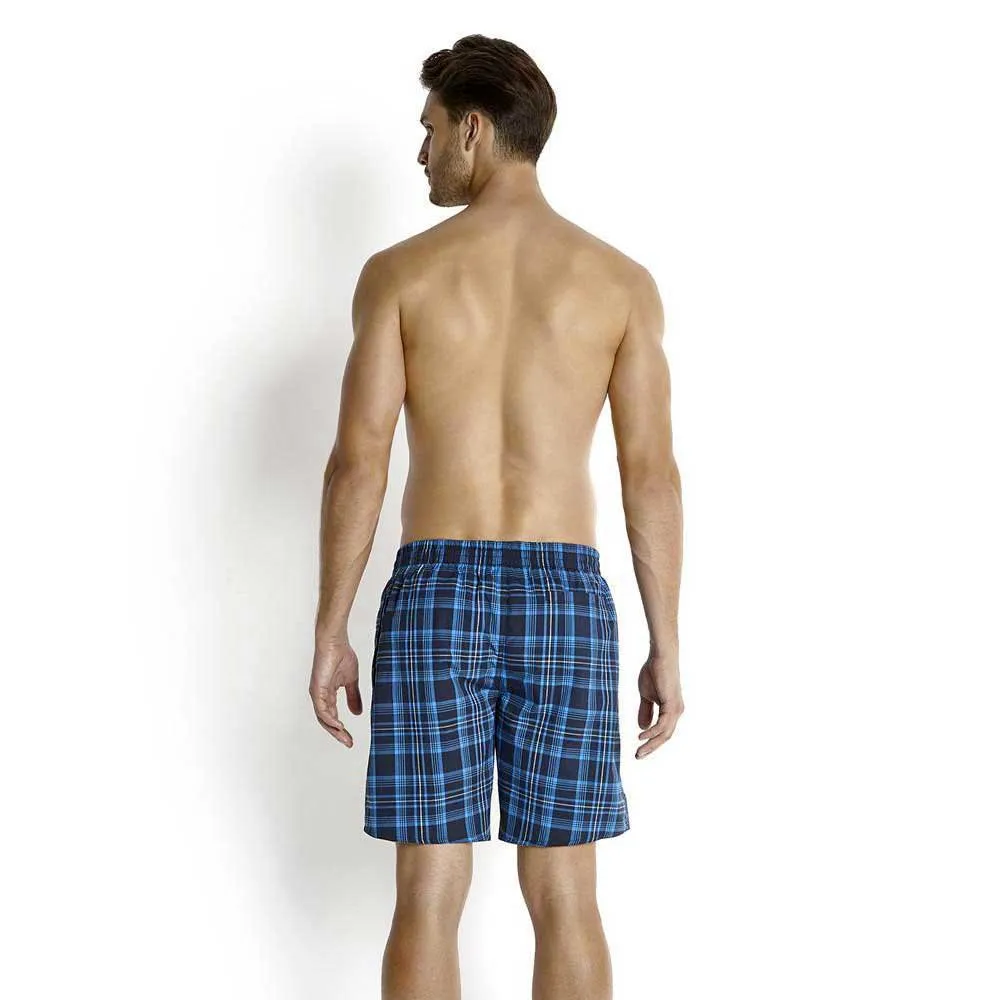 Speedo Line Check Yarn Dyed Leisure 18´´ Badebukse, Navy / powder blue / fresh water / white Speedo Line Check Yarn Dyed Leisure 18´´ Badebukse, Navy / powder blue / fresh water / white