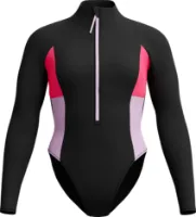 Speedo Longsleeve Zip Colorblock 1 Pc Speedo Longsleeve Zip Colorblock 1 Pc