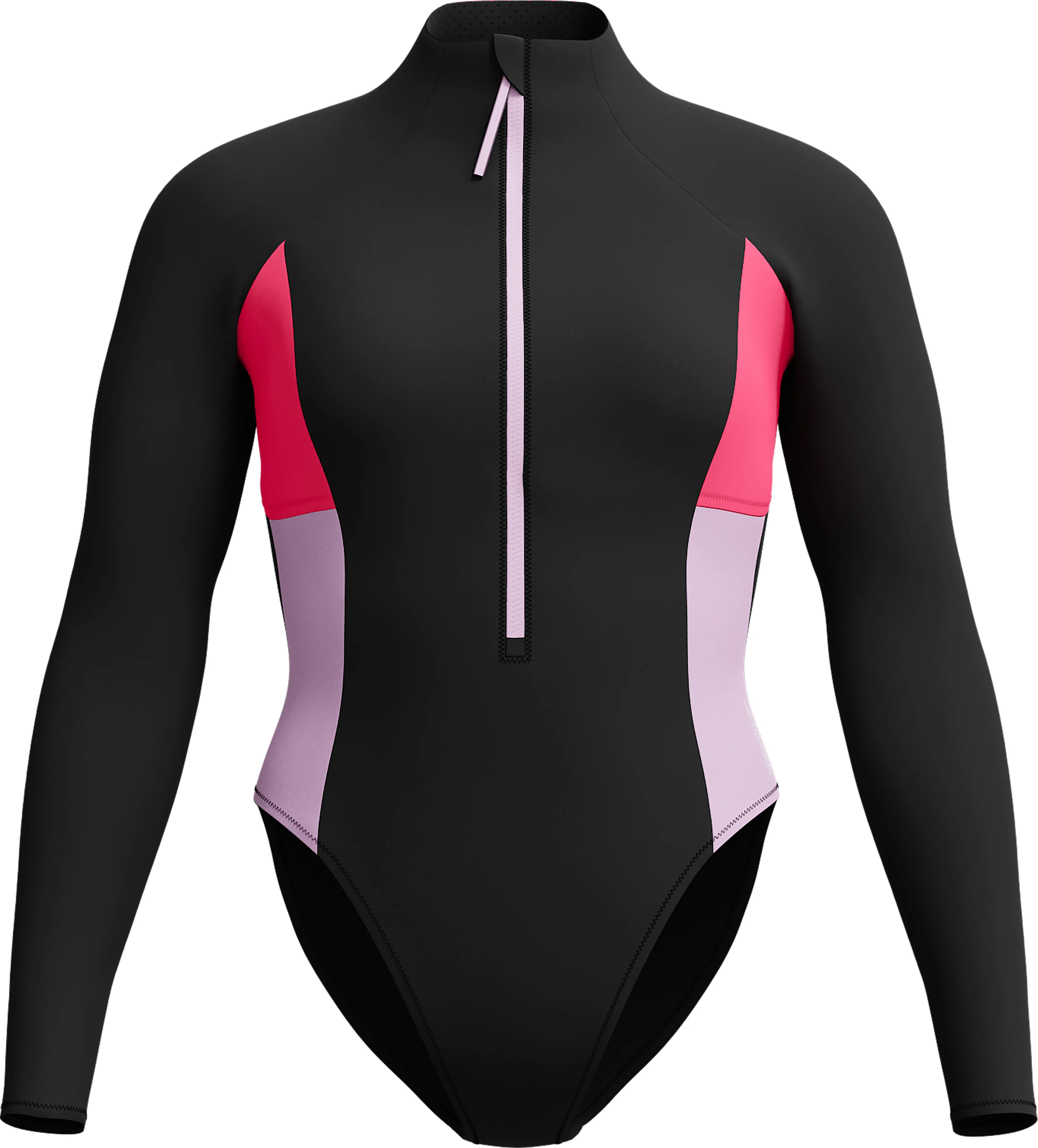 Speedo Longsleeve Zip Colorblock 1 Pc Speedo Longsleeve Zip Colorblock 1 Pc