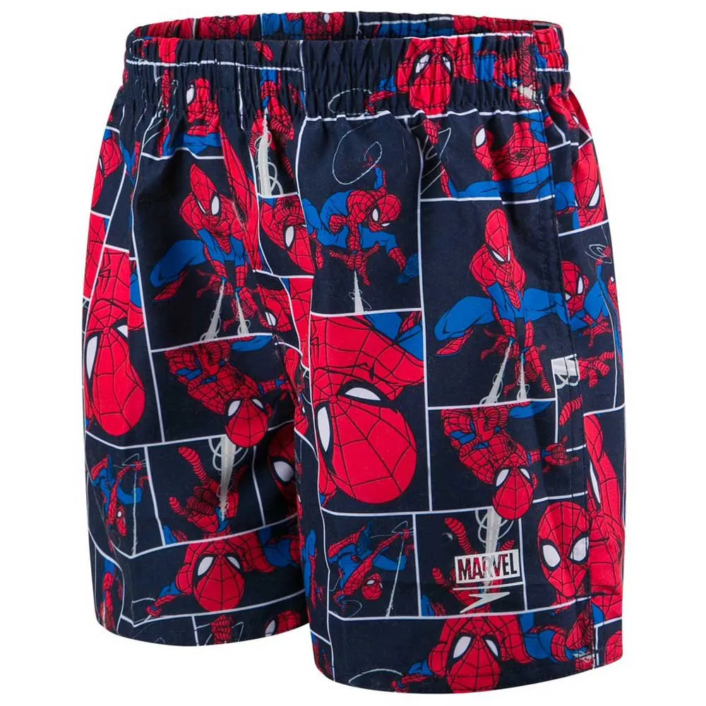 Speedo Marvel Spiderman 11´´ Badebukse, Navy / lava red / neon blue, 12-24MON Speedo Marvel Spiderman 11´´ Badebukse, Navy / lava red / neon blue, 12-24MON
