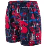 Speedo Marvel Spiderman 11´´ Badebukse, Navy / lava red / neon blue, 12-24MON