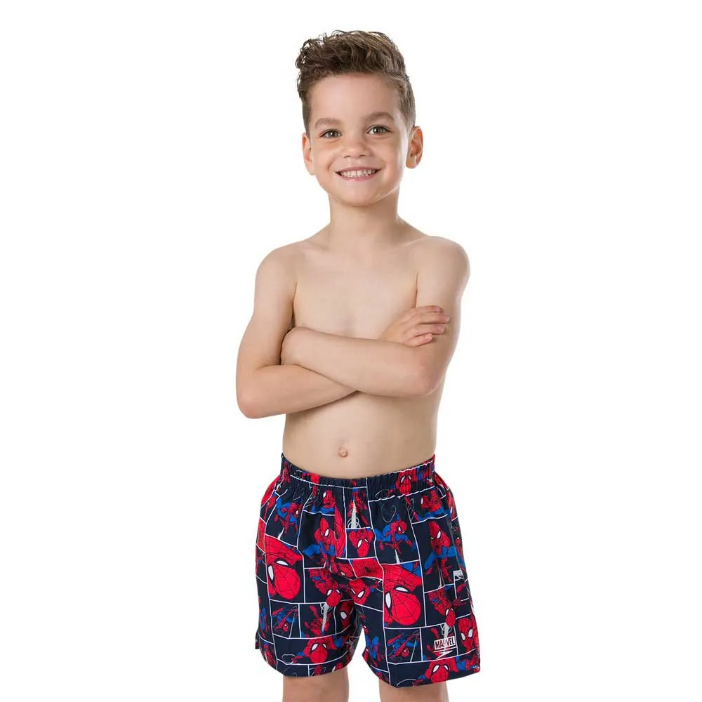 Speedo Marvel Spiderman 11´´ Badebukse, Navy / lava red / neon blue, 12-24MON Speedo Marvel Spiderman 11´´ Badebukse, Navy / lava red / neon blue, 12-24MON