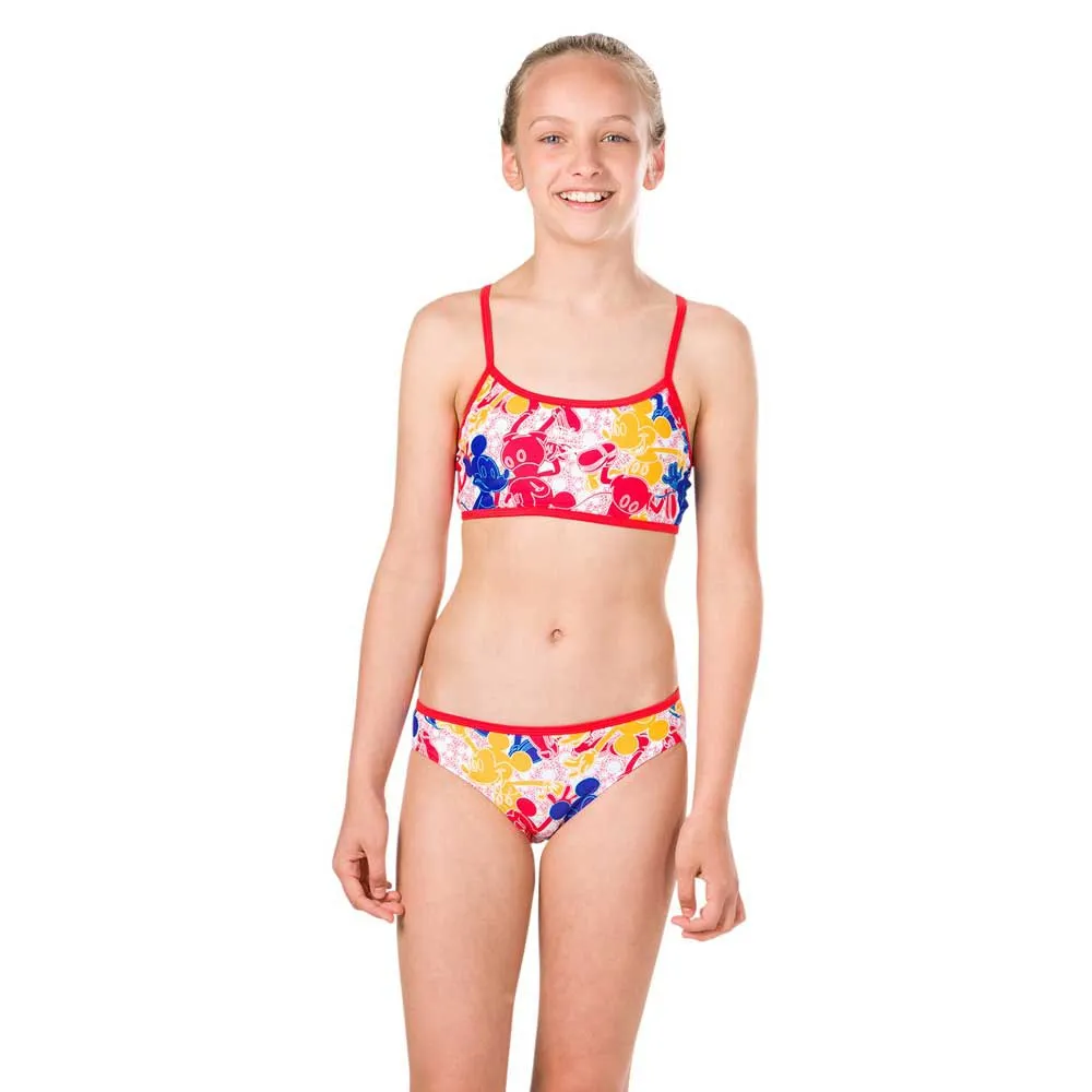 Speedo Mickey Mouse Bikini male, Blue / red / yellow / white, 15-16Y