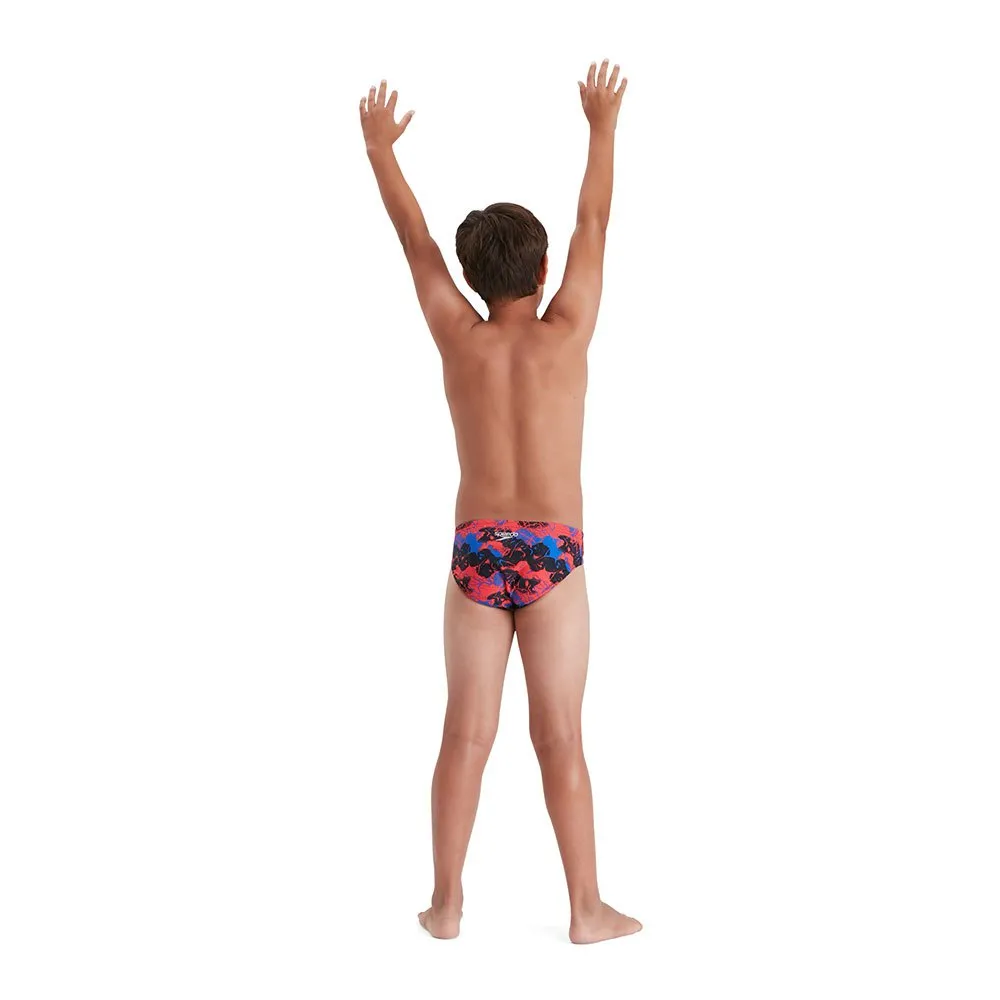 Speedo Mosh Pit Allover 6.5 Cm Badetrusser male, Black / lava red / blue flame, 13-14Y Speedo Mosh Pit Allover 6.5 Cm Badetrusser male, Black / lava red / blue flame, 13-14Y
