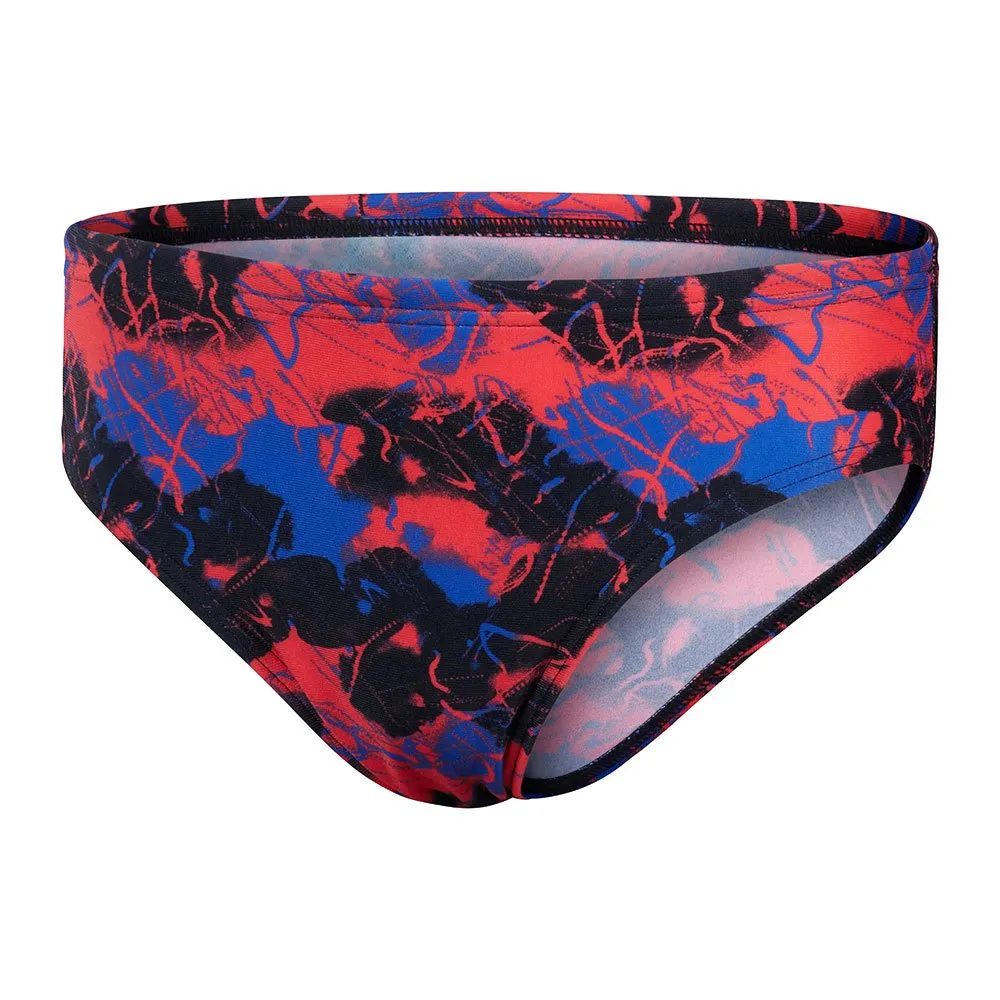 Speedo Mosh Pit Allover 6.5 Cm Badetrusser male, Black / lava red / blue flame, 13-14Y Speedo Mosh Pit Allover 6.5 Cm Badetrusser male, Black / lava red / blue flame, 13-14Y