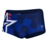 Speedo Placement Digital 17 Cm Badetrusser male, Cerulean blue / true cobalt / watermelon / white