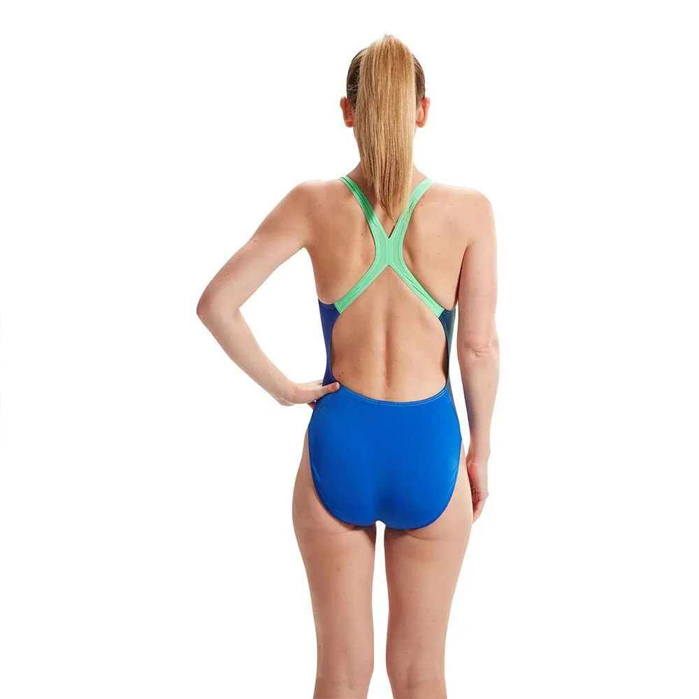 Speedo Placement Digital Powerback Badetøy female