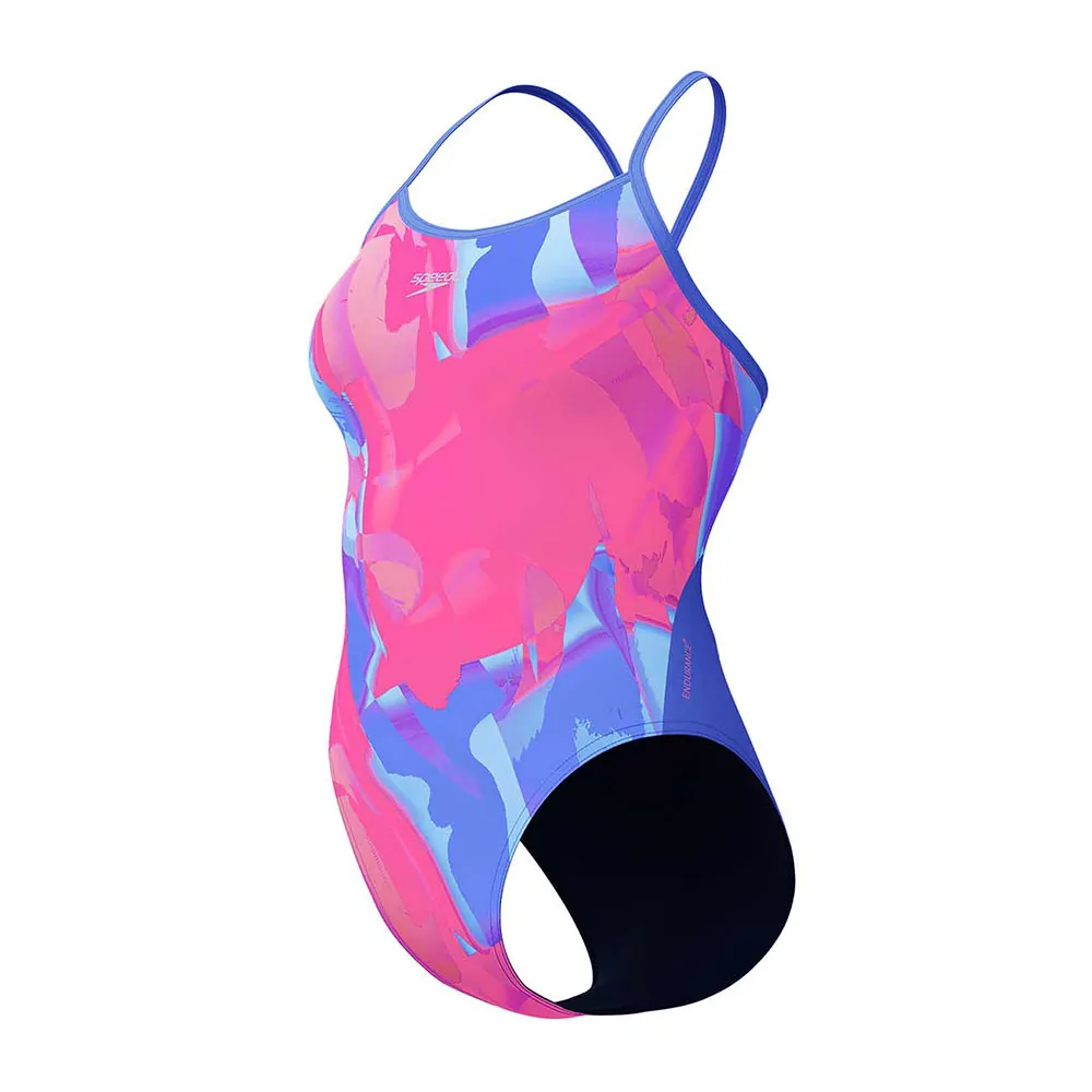 Speedo Placement Digital Turnback Badetøy female Speedo Placement Digital Turnback Badetøy female