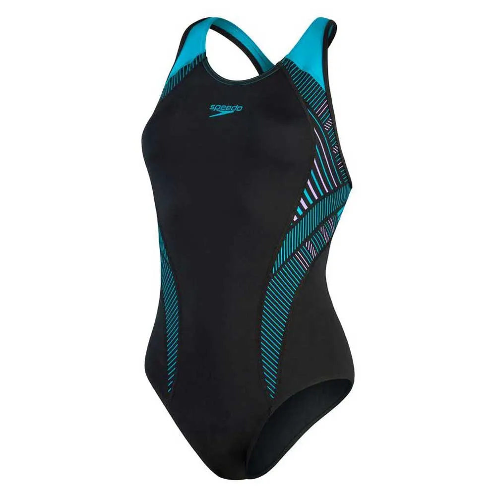 Speedo Placement Laneback Badetøy female Speedo Placement Laneback Badetøy female