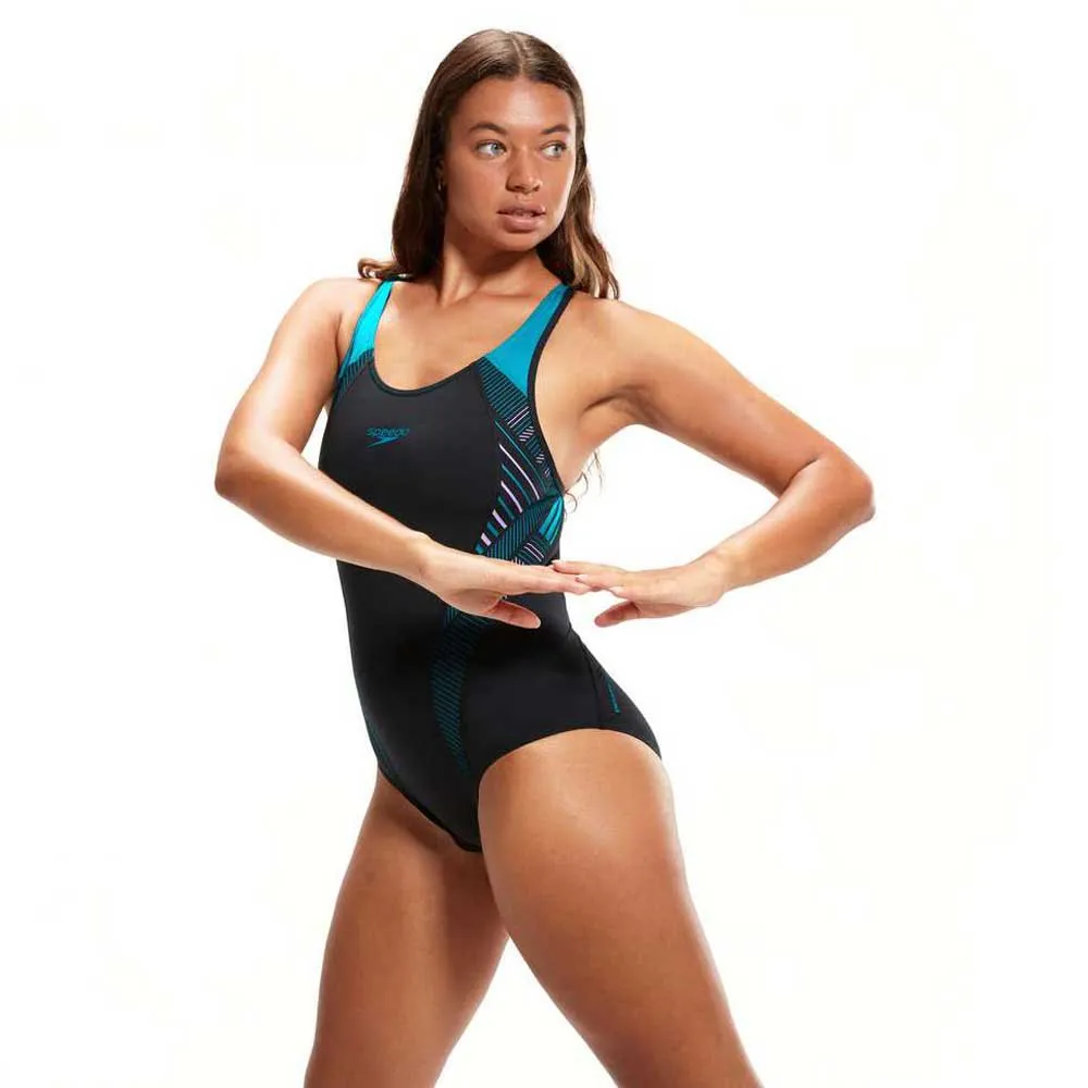 Speedo Placement Laneback Badetøy female Speedo Placement Laneback Badetøy female