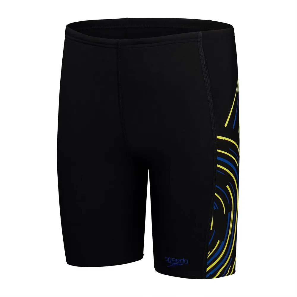 Speedo Plastisol Placem Jammer male, Black / blue, 10Y