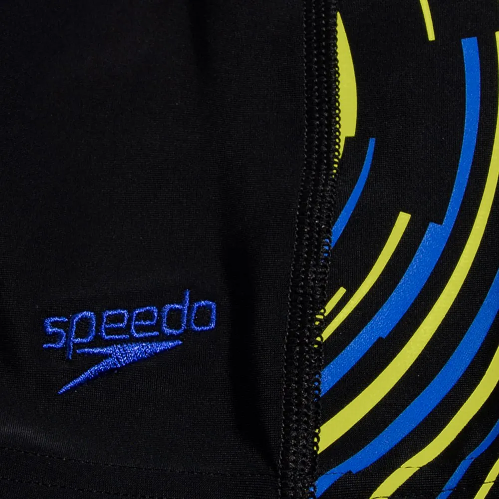 Speedo Plastisol Placem Jammer male, Black / blue, 10Y