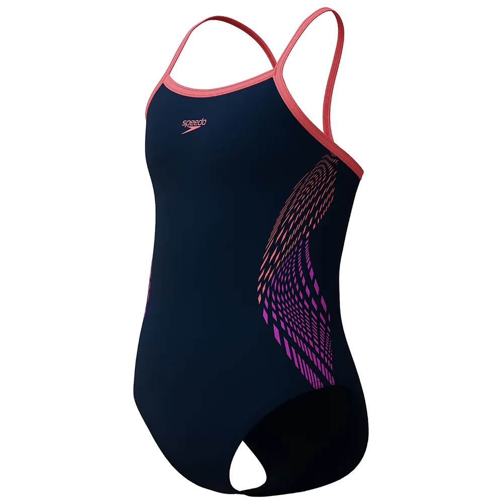 Speedo Plastisol Placement Thinstrap Muscleback Badetøy female Speedo Plastisol Placement Thinstrap Muscleback Badetøy female