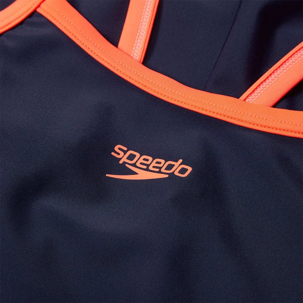 Speedo Plastisol Placement Thinstrap Muscleback Badetøy female