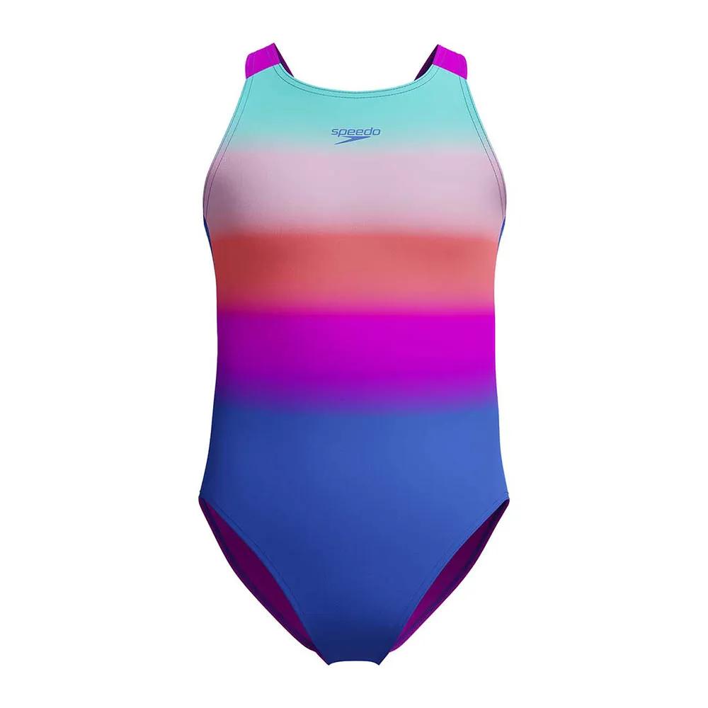Speedo Printed Pulseback Badetøy female, Cobalt pop, 15-16Y