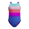 Speedo Printed Pulseback Badetøy female, Cobalt pop, 15-16Y