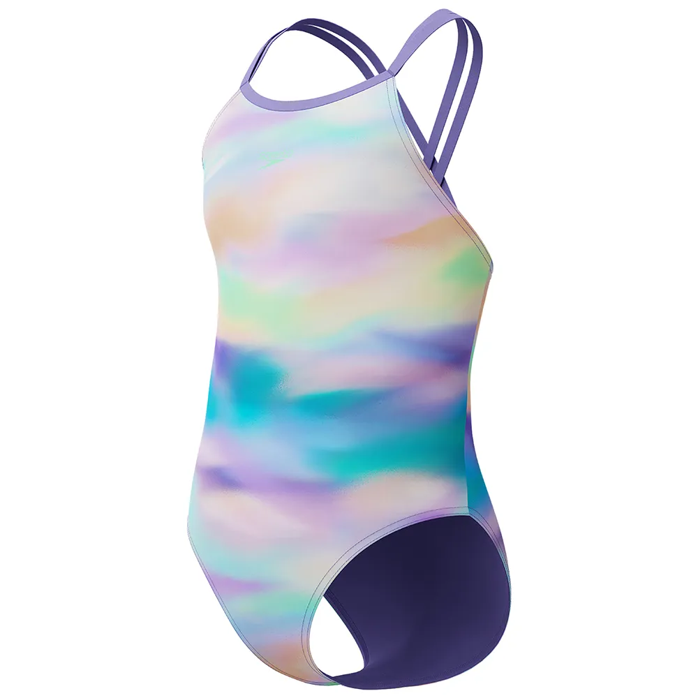 Speedo Printed Twinstrap Badetøy female