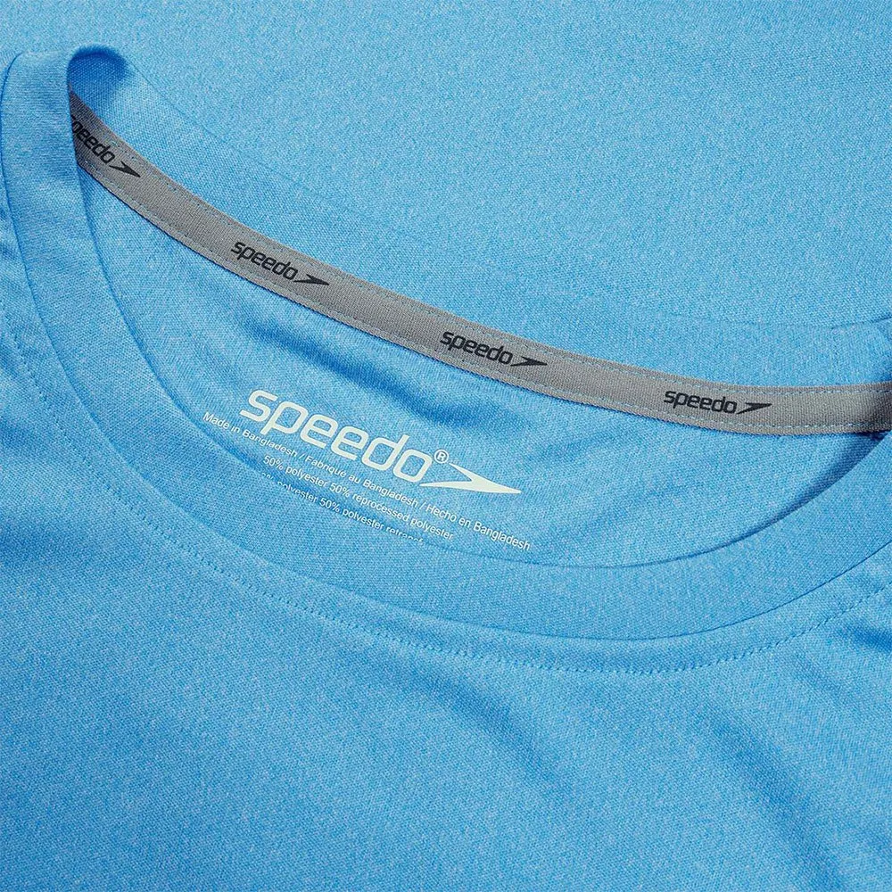 Speedo Printed Uv-beskyttende T-skjorte Med Korte Ermer unisex, Tranquil blue, M