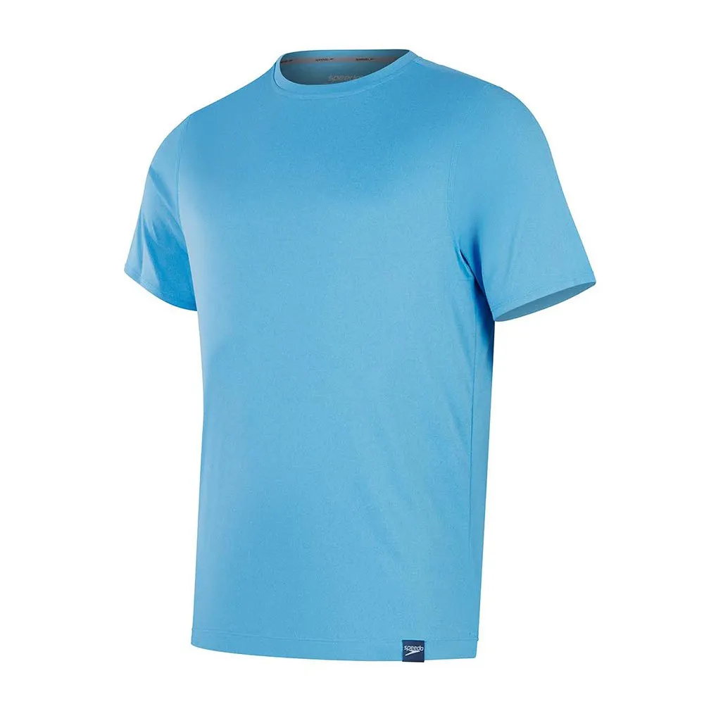 Speedo Printed Uv-beskyttende T-skjorte Med Korte Ermer unisex, Tranquil blue, M