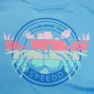 Speedo Printed Uv-beskyttende T-skjorte Med Korte Ermer unisex, Tranquil blue, M
