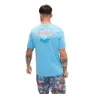Speedo Printed Uv-beskyttende T-skjorte Med Korte Ermer unisex, Tranquil blue, M