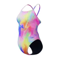 Speedo Printed V-back Badetøy female Speedo Printed V-back Badetøy female