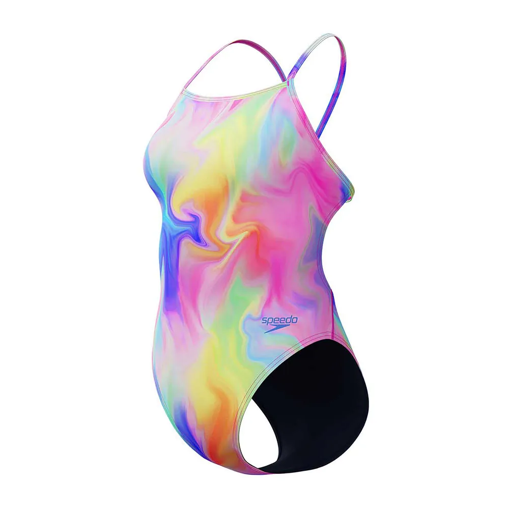Speedo Printed V-back Badetøy female Speedo Printed V-back Badetøy female
