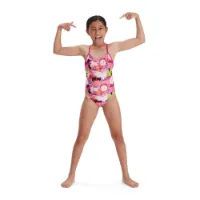 Speedo Punk Floral Lane Line Back Allover Endurance Badetøy female Speedo Punk Floral Lane Line Back Allover Endurance Badetøy female
