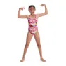 Speedo Punk Floral Lane Line Back Allover Endurance Badetøy female