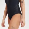 Speedo Shaping Amberglow Printed Badetøy female, Black / usa charcoal / white