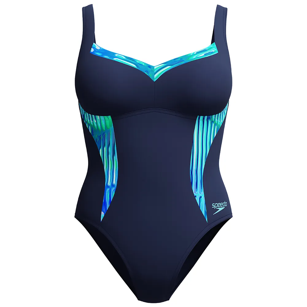 Speedo Shaping Printed Lunaelustre Badetøy female