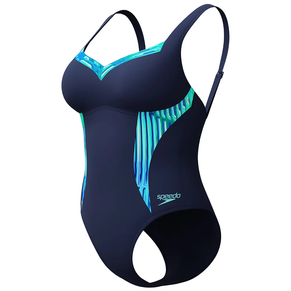 Speedo Shaping Printed Lunaelustre Badetøy female