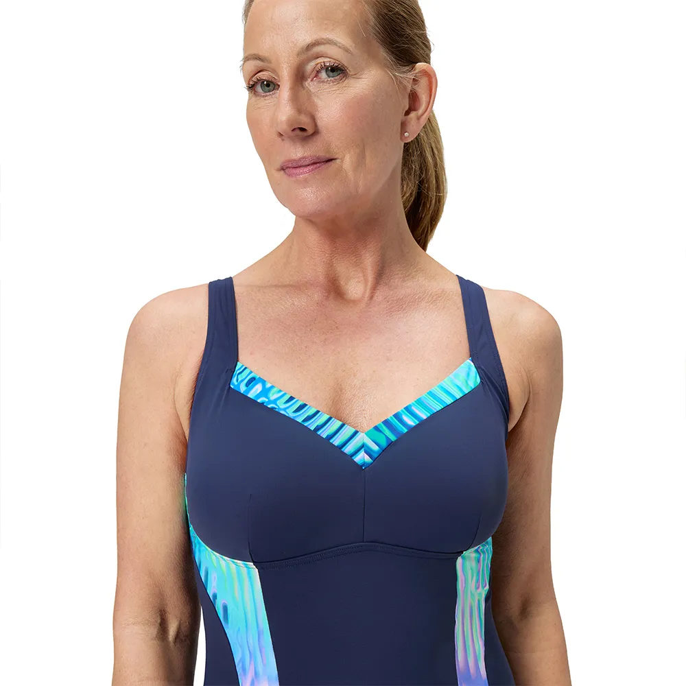 Speedo Shaping Printed Lunaelustre Badetøy female