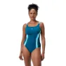 Speedo Shaping Printed Splice Badetøy female