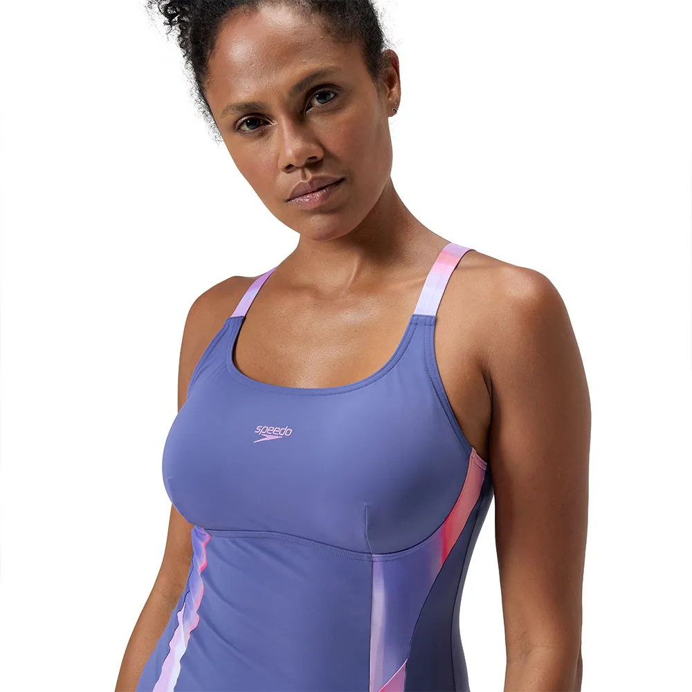 Speedo Shaping Printed Splice Badetøy female Speedo Shaping Printed Splice Badetøy female