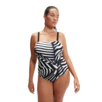 Speedo Shaping Square Neck Printed Badetøy female