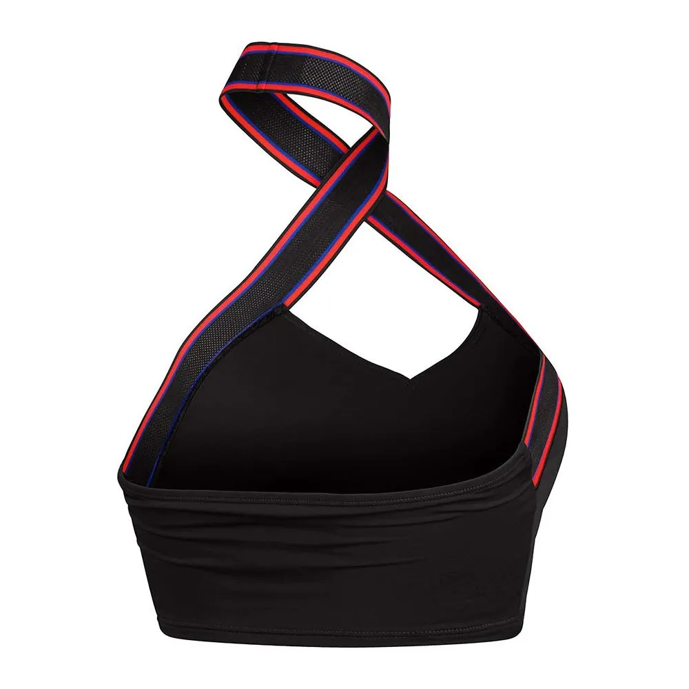 Speedo Solid Halter Crop Top Bikinitopp female