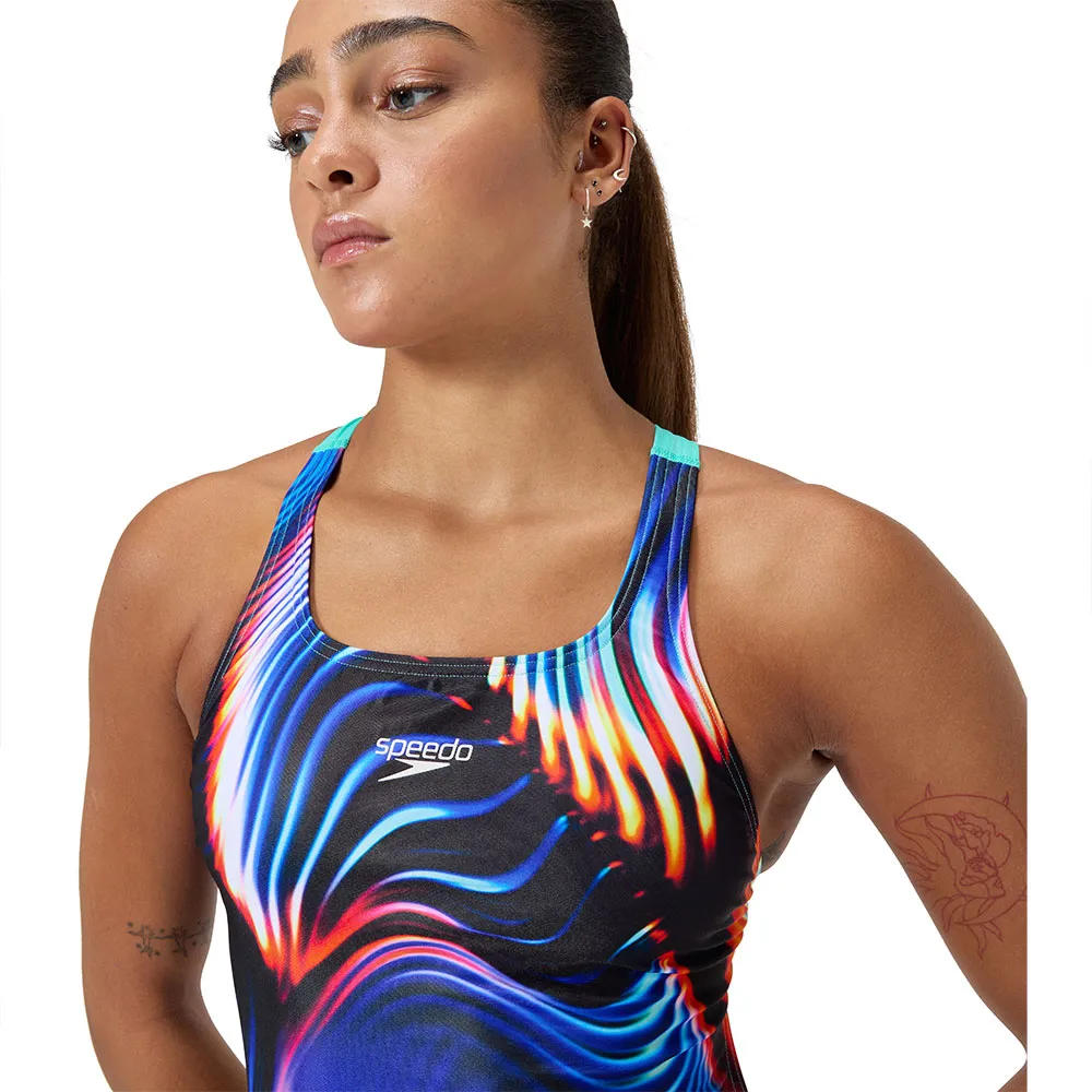Speedo Sublimation Printed Leaderback Badetøy female Speedo Sublimation Printed Leaderback Badetøy female
