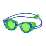 Speedo Sunny G Pop Seasiders Print Svømmebriller For Barn unisex, Speedo blue camo / jello green, One Size