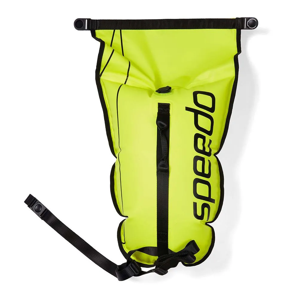 Speedo Svømmebøye Med Tørrpose unisex, Hyper yellow / black