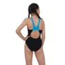 Speedo Tech Placement Muscleback Badetøy female, Black / pool, 5-6Y