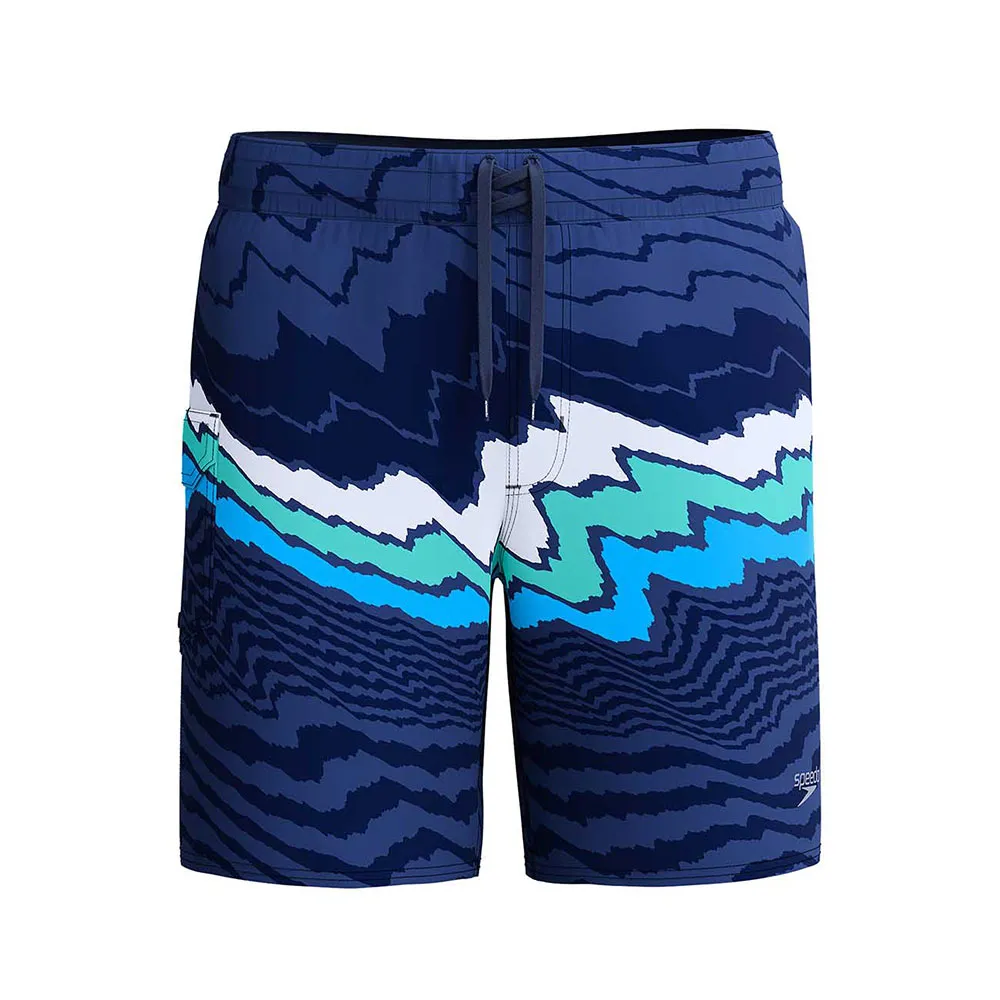Speedo The Lookout 18´´ Print Badebukse male, Peacoat