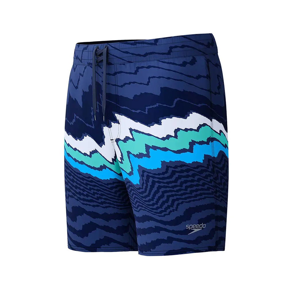 Speedo The Lookout 18´´ Print Badebukse male, Peacoat