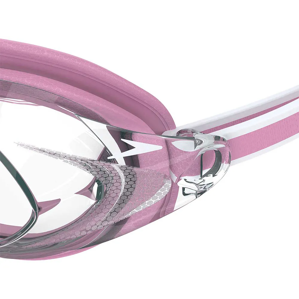 Speedo Vanquisher 3.0 Svømmebriller For Kvinner unisex, Funny pink / clear, One Size