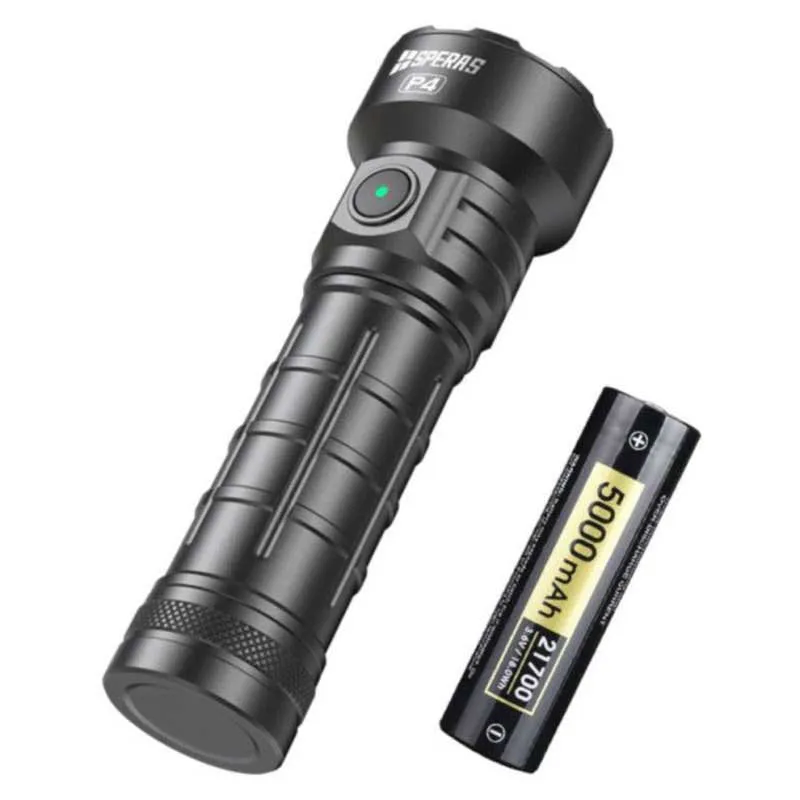 Speras P4 Osram Lommelykt, Black, 4000 Lysstyrker Speras P4 Osram Lommelykt, Black, 4000 Lysstyrker