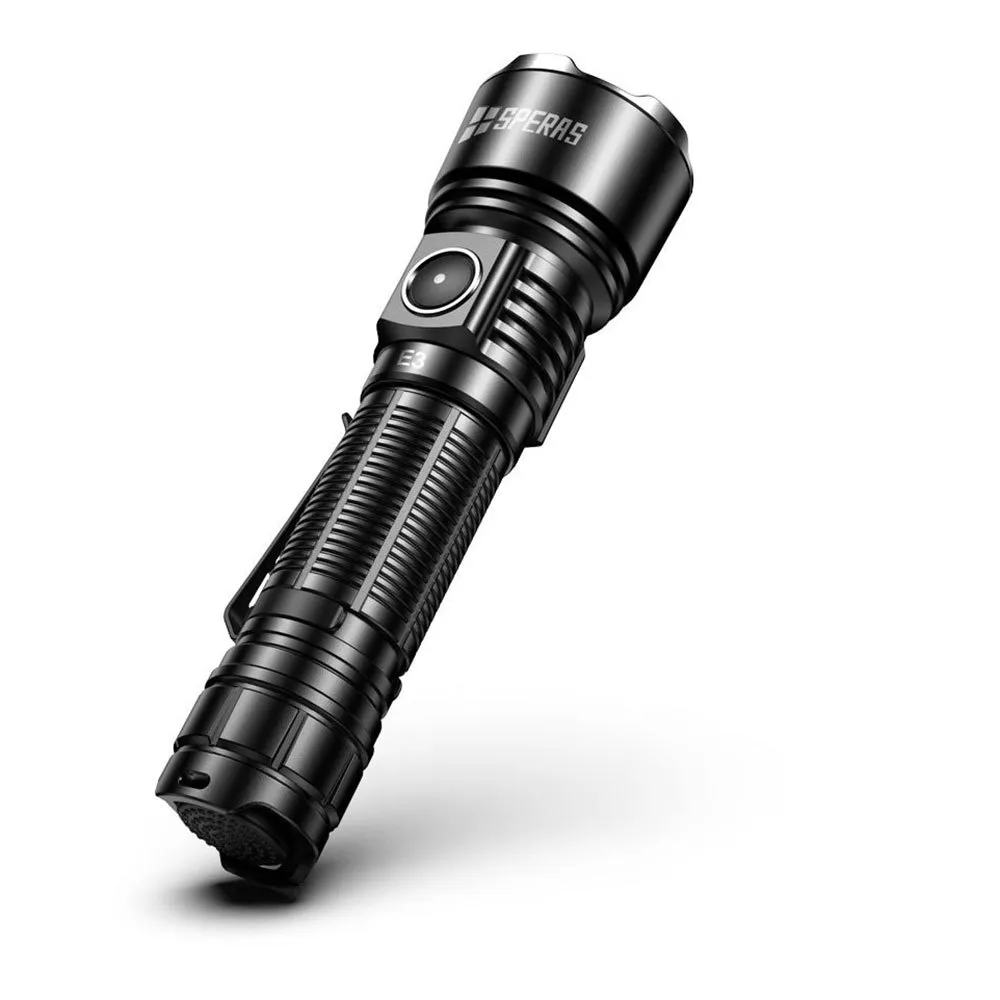 Speras Taktisk Lommelykt E3 Med 1300 Lumens, One size