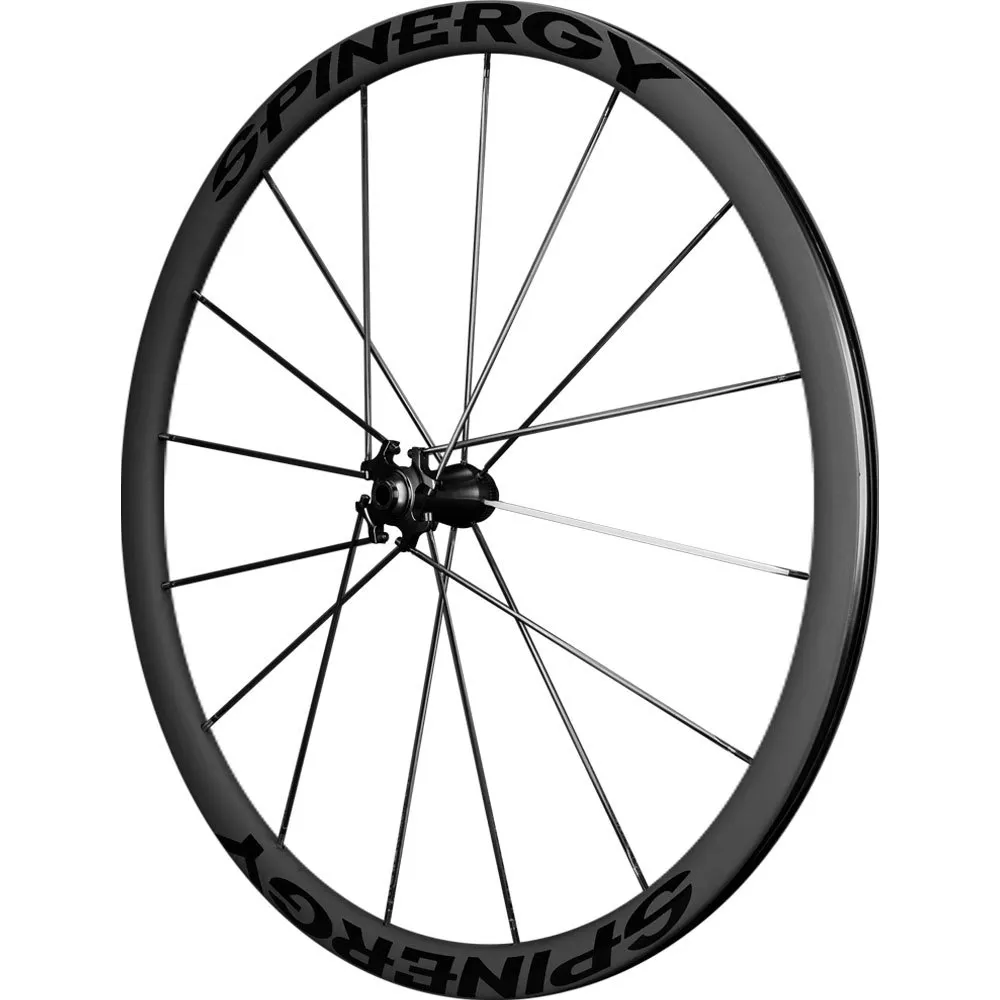 Spinergy Fcc 32 Cl Disc Tubeless Forhjul For Landeveissykkel, Black, 12 x 100mm