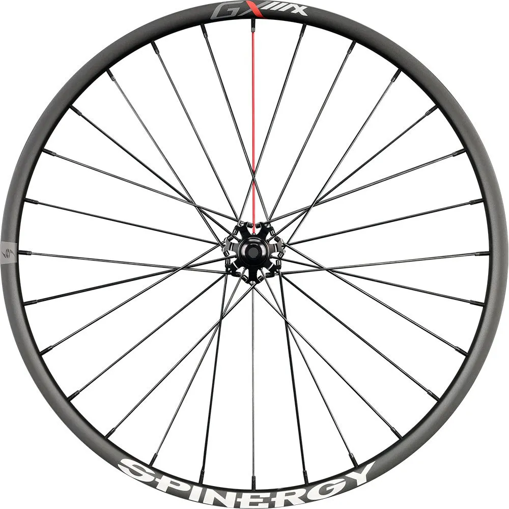 Spinergy Gx Max 27.5´´ Cl Disc Tubeless Gravel Forhjul, Black, 12 x 100mm