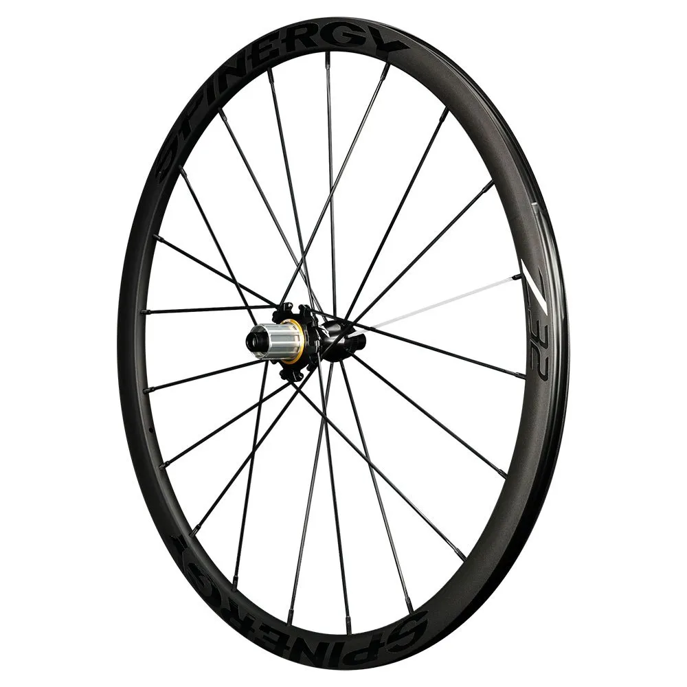 Spinergy Z32 Cl Disc Landeveissykkelens Bakhjul, Black, 12 x 142mm, Shimano/Sram HG Spinergy Z32 Cl Disc Landeveissykkelens Bakhjul, Black, 12 x 142mm, Shimano/Sram HG