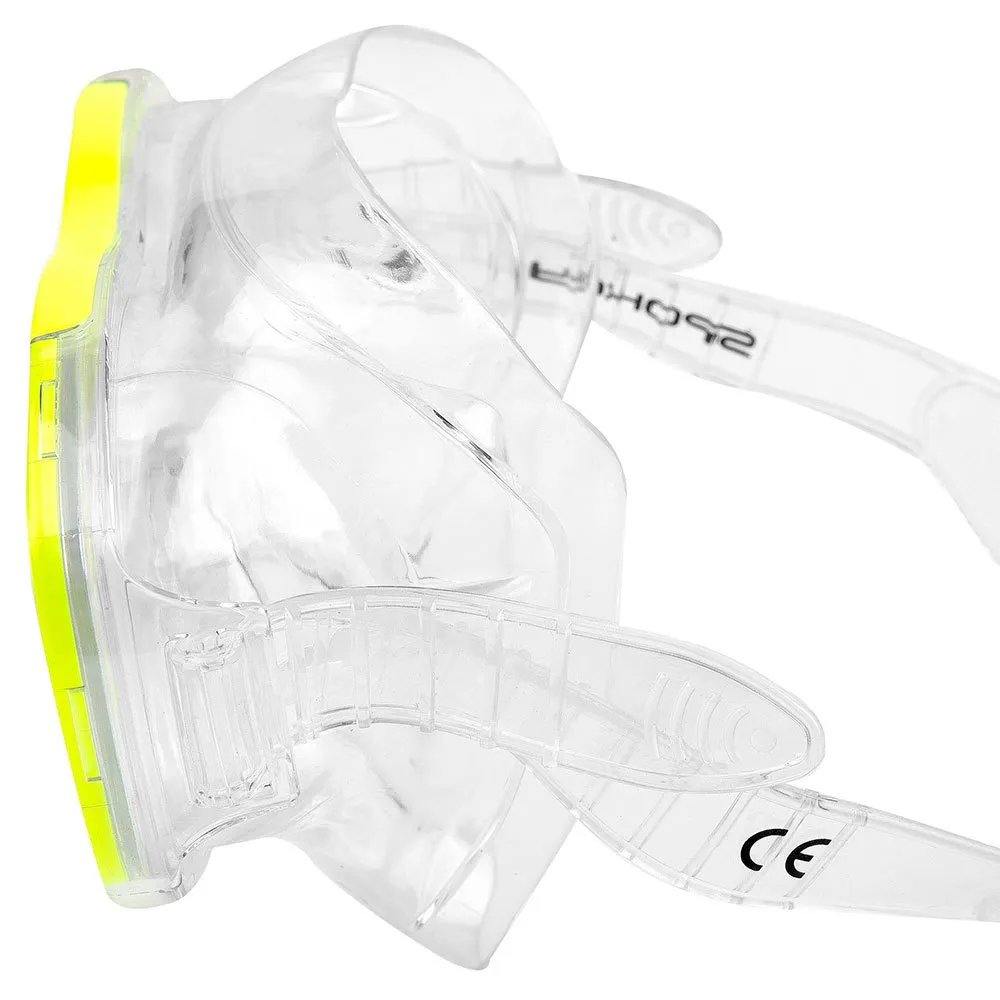 Spokey Bojko Svømmemaske unisex, Yellow, S